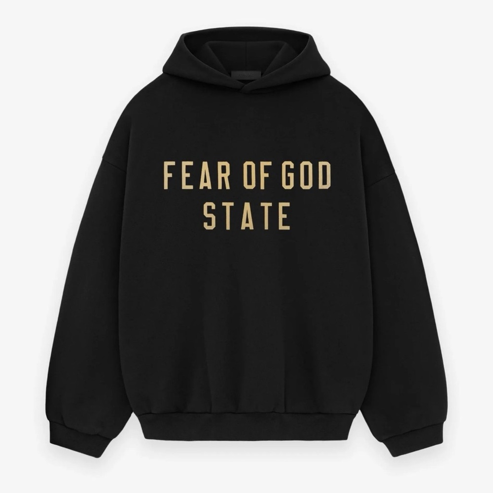 Medium Fear of God State Black Hoodie